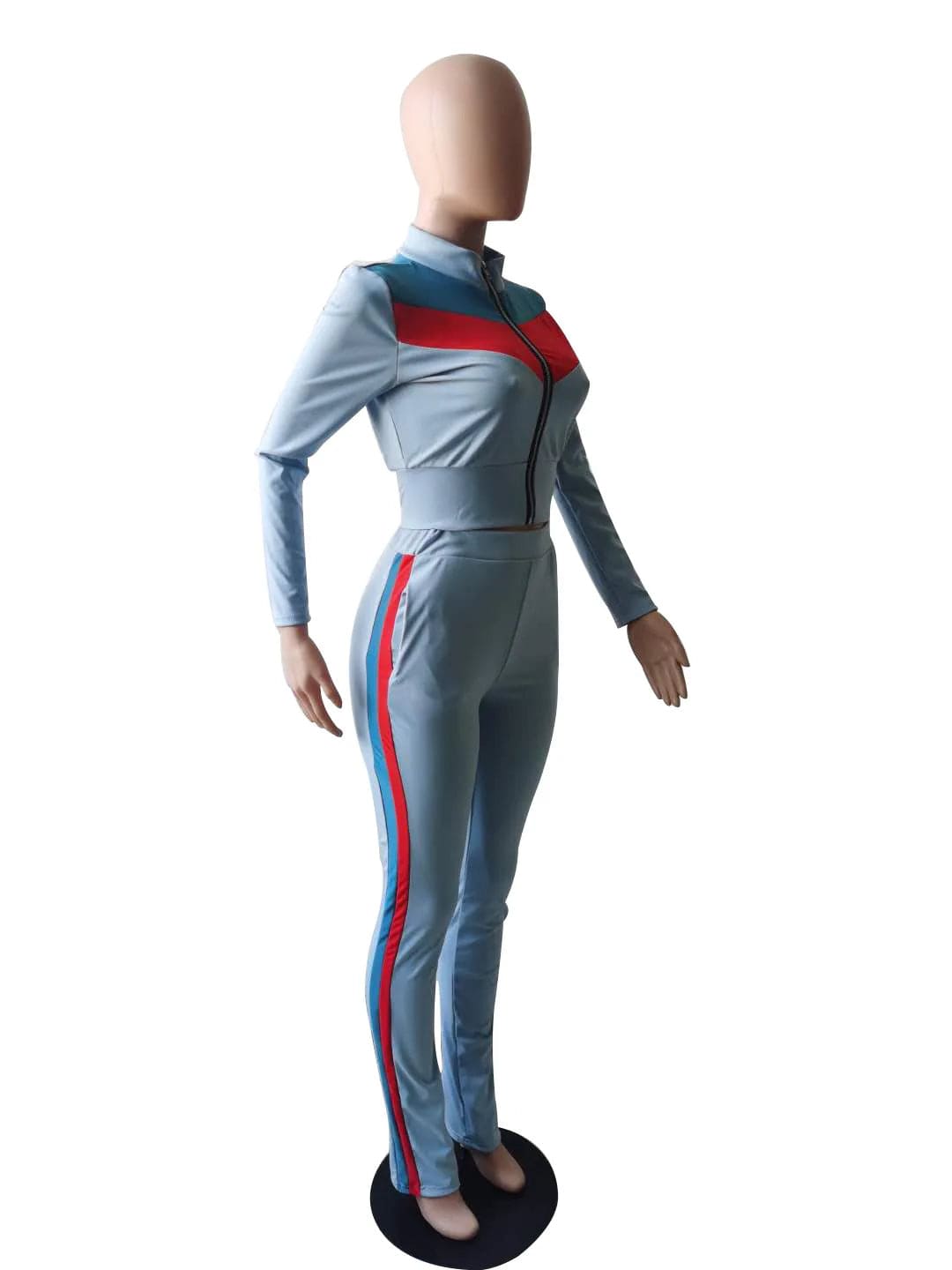 Fall Winter Women Track Suits Two Piece Pants Sets Pockets Sweatpants Full Zip Up Sweatshirt 2 Pcs Jogger Outfits