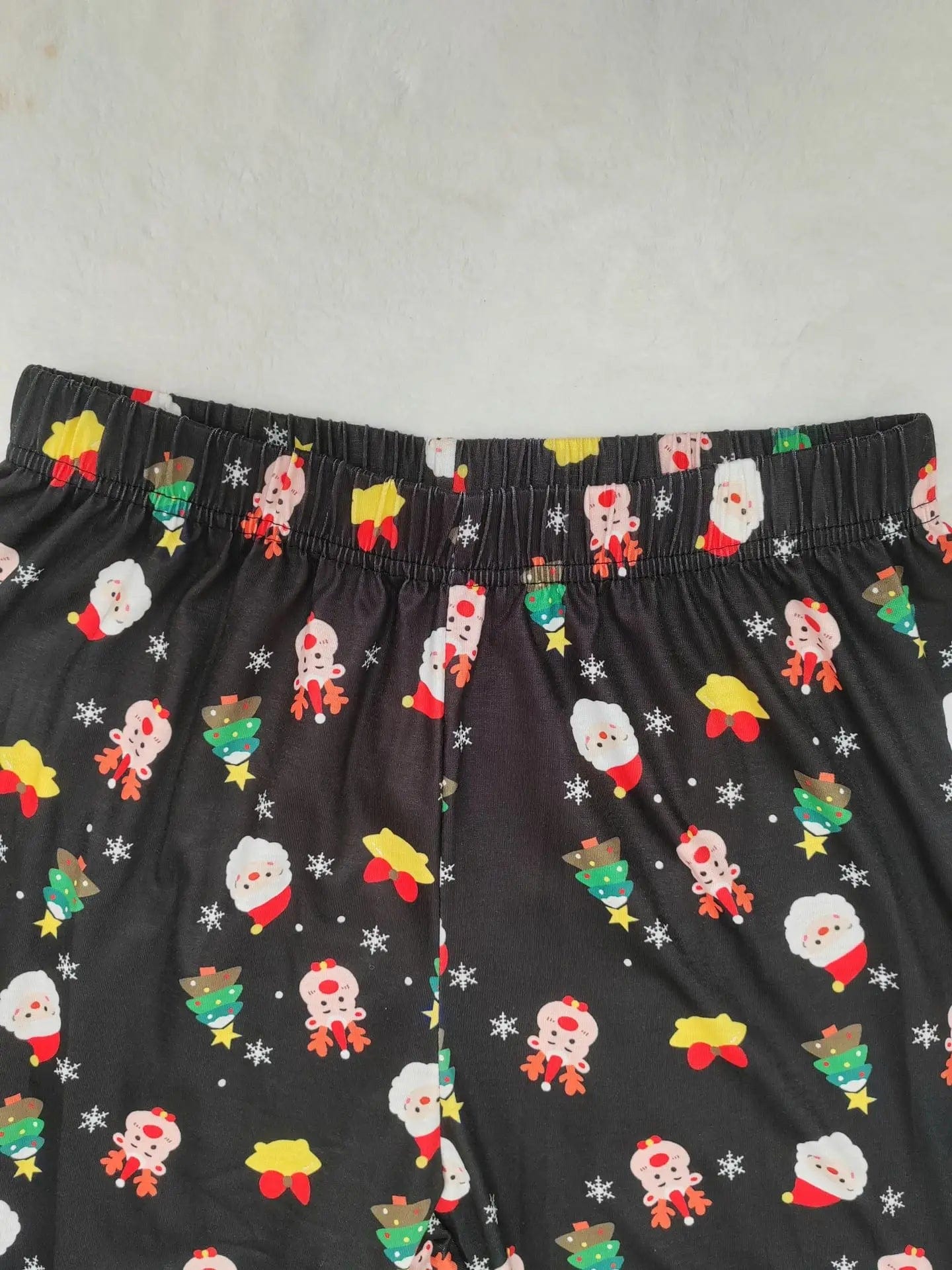 Family Matching Christmas Pajamas Set 2023 Santa Print Pjs Adult Child Cute Elk Sleepwear for Boys Girls Dad Mum+Dog Clothes