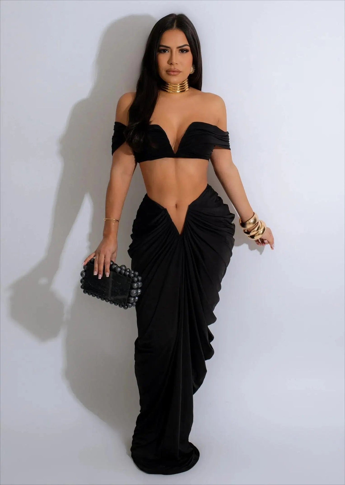 Fashion 2023 elegant summer pleated party tube dress women sexy strapless