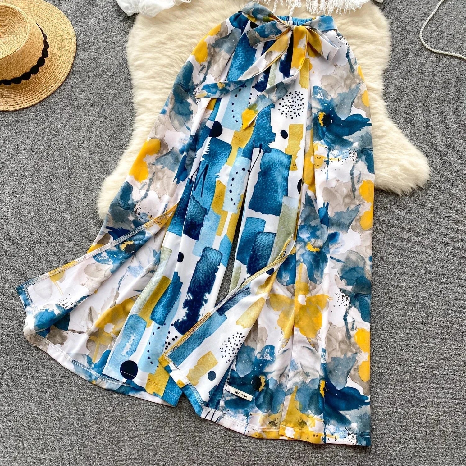 Fashion Beachwear Bikini Sets Crochet Bathing Suit For Woman Wholesale Summer Knitted Swimsuits Three Piece