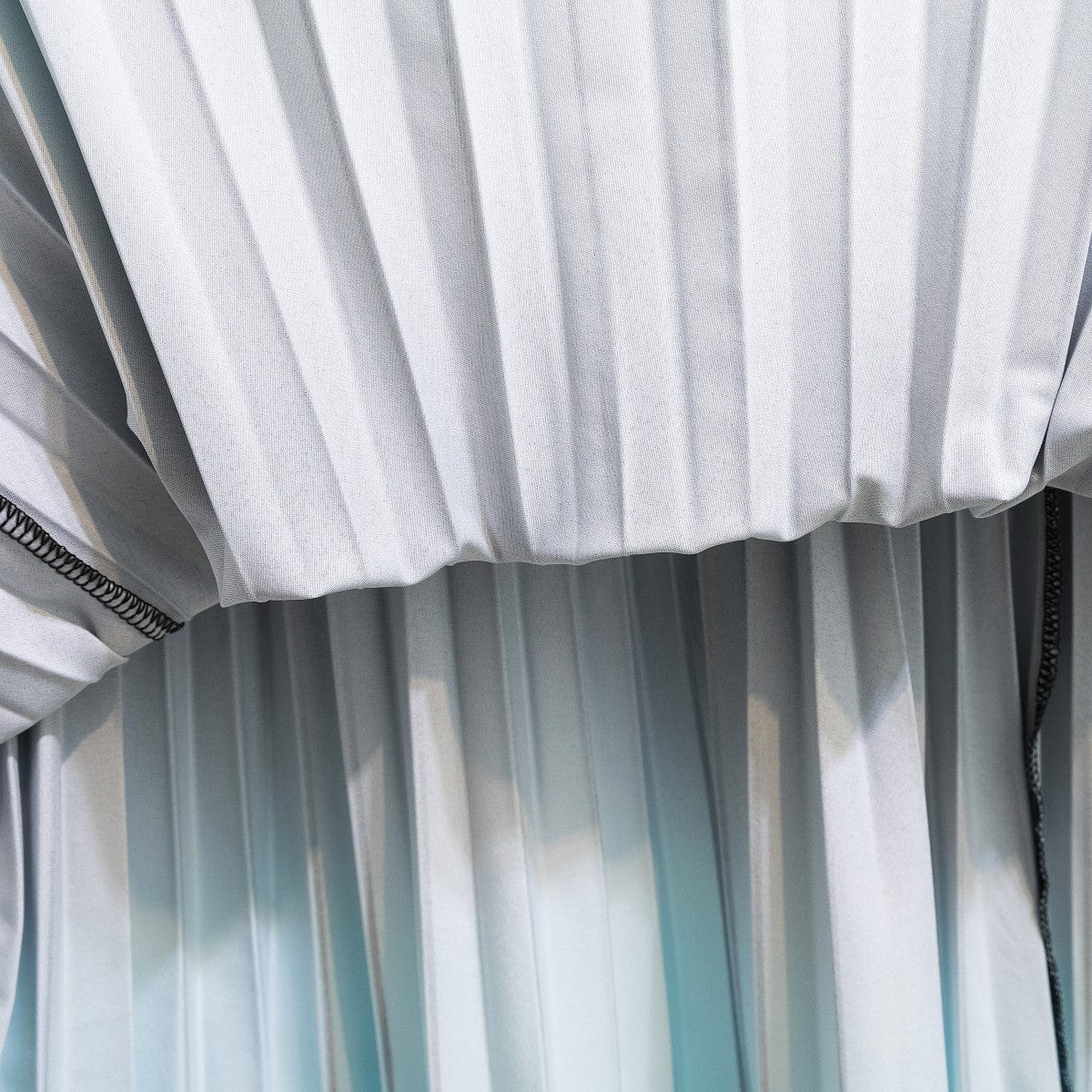 Fashion Brand Print Pleated Skirts Women High Waist Stretch Gradient Long Midi Skirt Female A-Line Party Faldas Summer Skirt