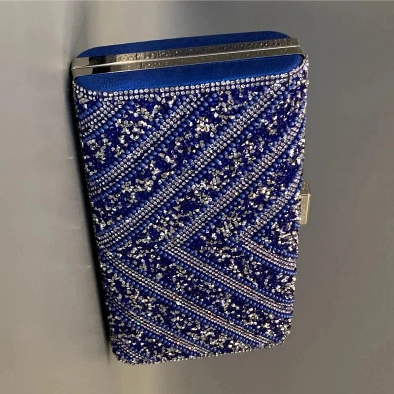 fashion chains unique sequin diamond clutch bag wholesale designer square clutch evening purse