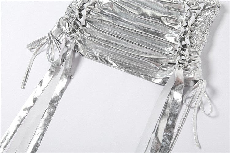 Fashion Drape Tassel Decoration Skirts Women Mid Waist Stitching Body-Shaping Attirewear Skirt