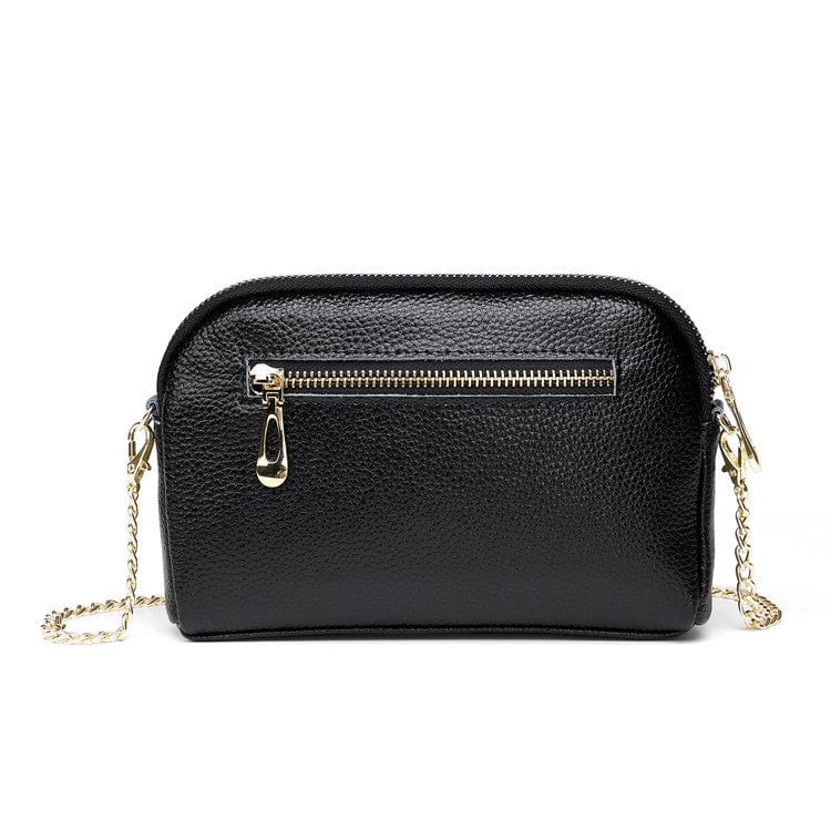 fashion genuine leather bag chain shoulder bag mini messenger woman crossbody bag for girls