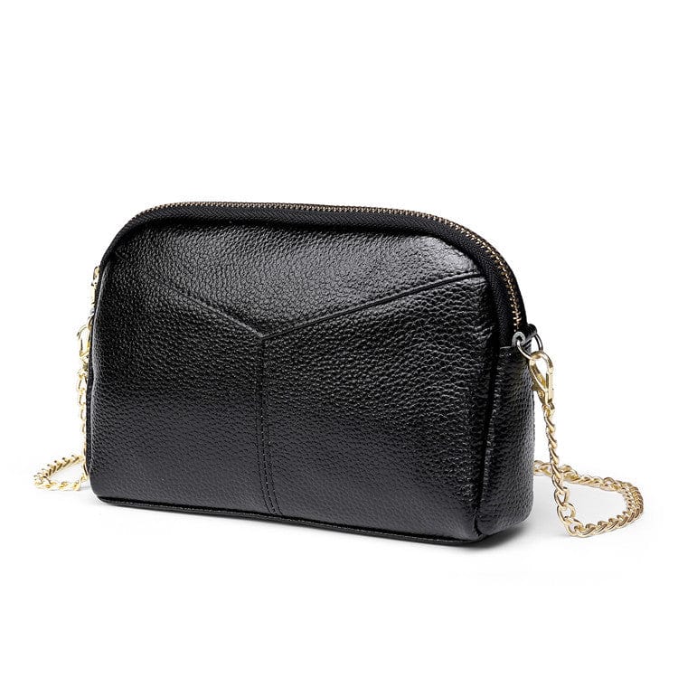 fashion genuine leather bag chain shoulder bag mini messenger woman crossbody bag for girls