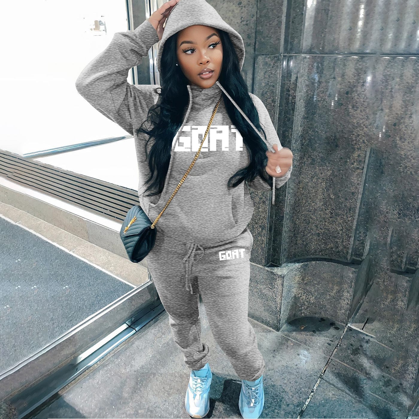 Fashion Gym Women Tracksuit Sweatsuit Set Running Tracksuit For Women