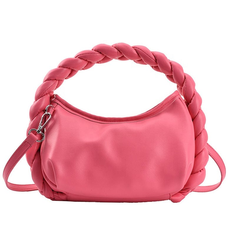 Fashion High Quality PU Leather Woven Hand Bags Ladies Crossbody Purses and Handbags for Women Luxury