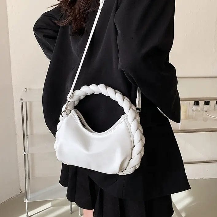 Fashion High Quality PU Leather Woven Hand Bags Ladies Crossbody Purses and Handbags for Women Luxury