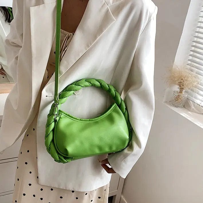 Fashion High Quality PU Leather Woven Hand Bags Ladies Crossbody Purses and Handbags for Women Luxury