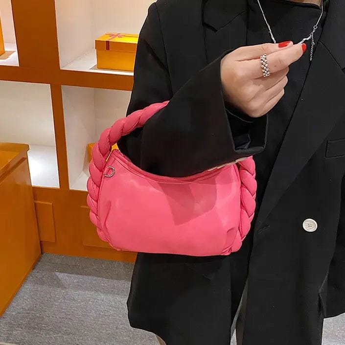 Fashion High Quality PU Leather Woven Hand Bags Ladies Crossbody Purses and Handbags for Women Luxury