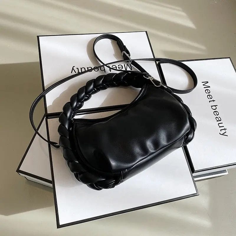 Fashion High Quality PU Leather Woven Hand Bags Ladies Crossbody Purses and Handbags for Women Luxury