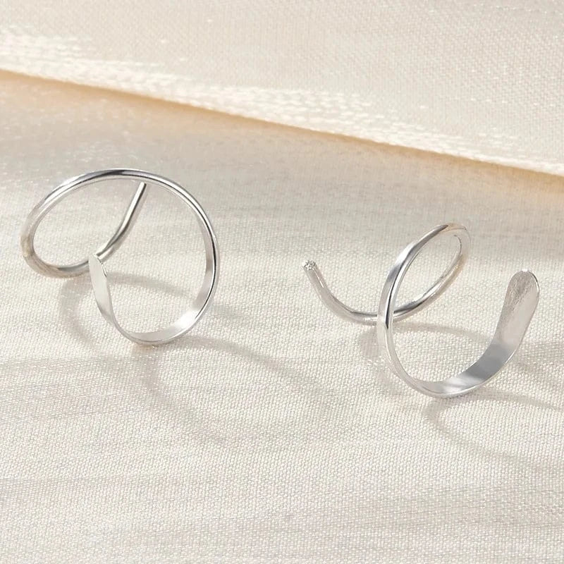 fashion jewelry 925 silver earrings jewelry 18K gold plated sterling silver  hoop earrings for women