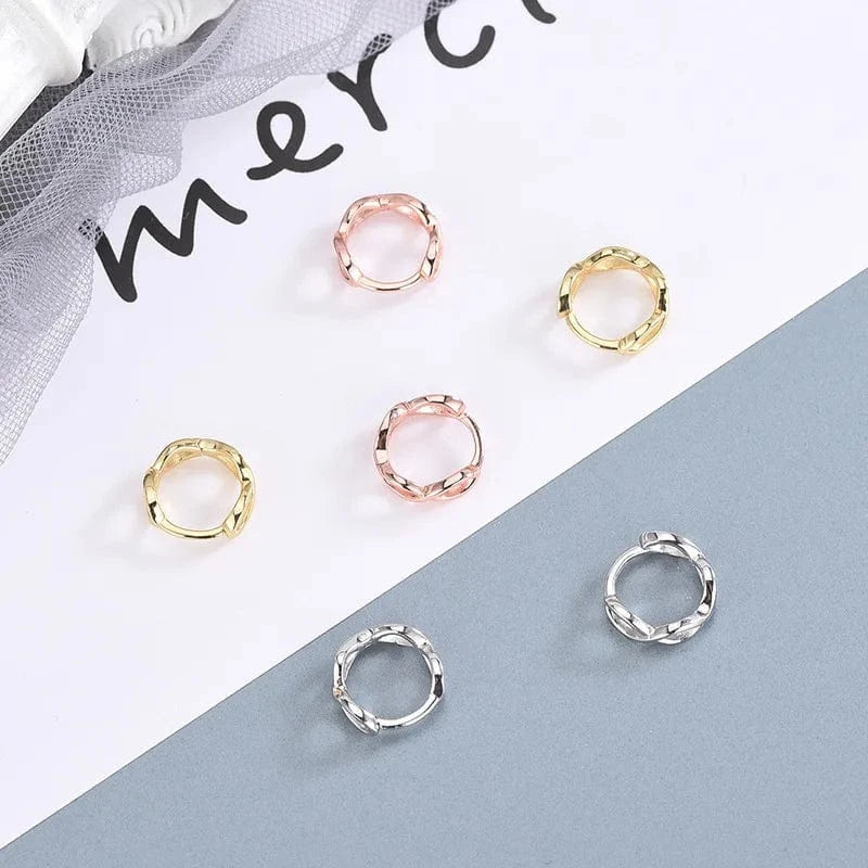 fashion jewelry 925 sterling silver statement earrings geometric figure number eight design gold plated hoop earrings women