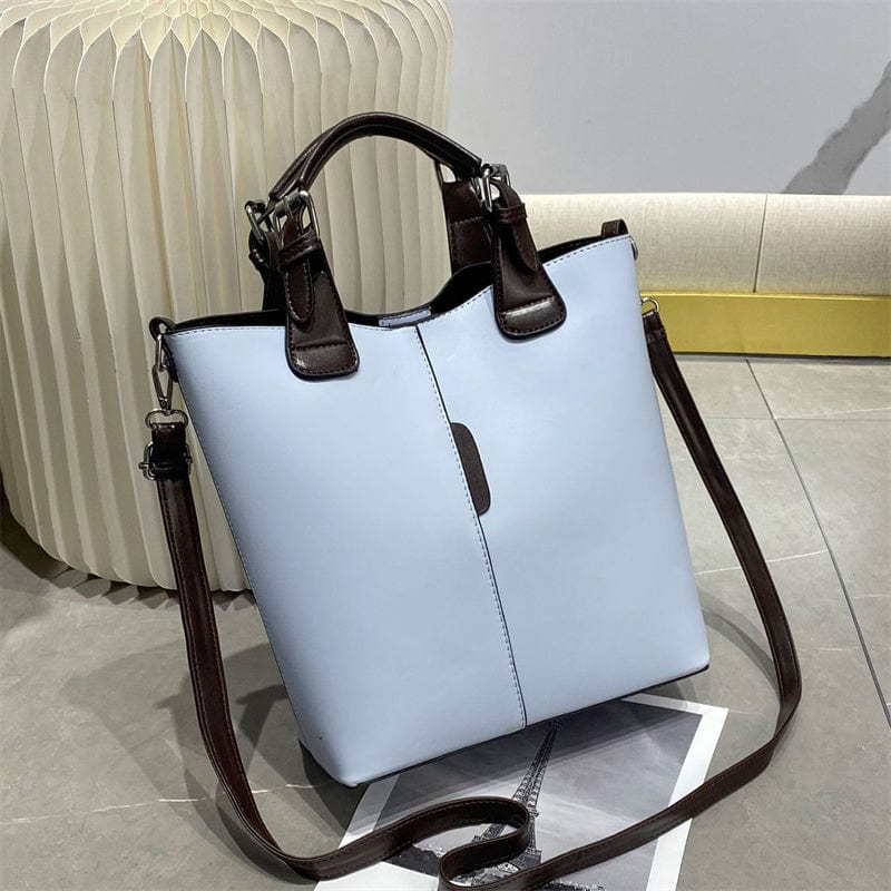 Fashion Large Capacity Bucket Bag One Shoulder Crossbody Factory wholesale pu ladies handbag