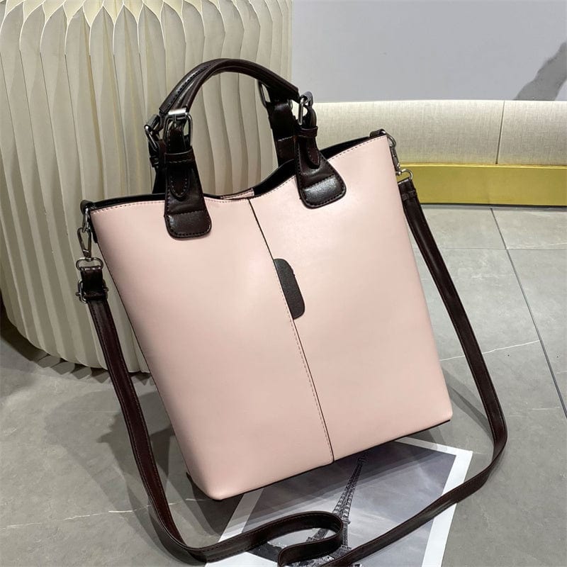 Fashion Large Capacity Bucket Bag One Shoulder Crossbody Factory wholesale pu ladies handbag