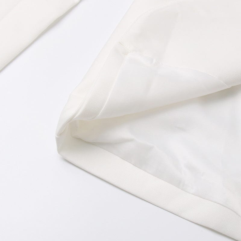 Fashion New Vintage Unique Blazers Ladies Women Off The Shoulder Hollow Out Long Sleeve V-Neck Suit Fall Autumn  Women Clothes