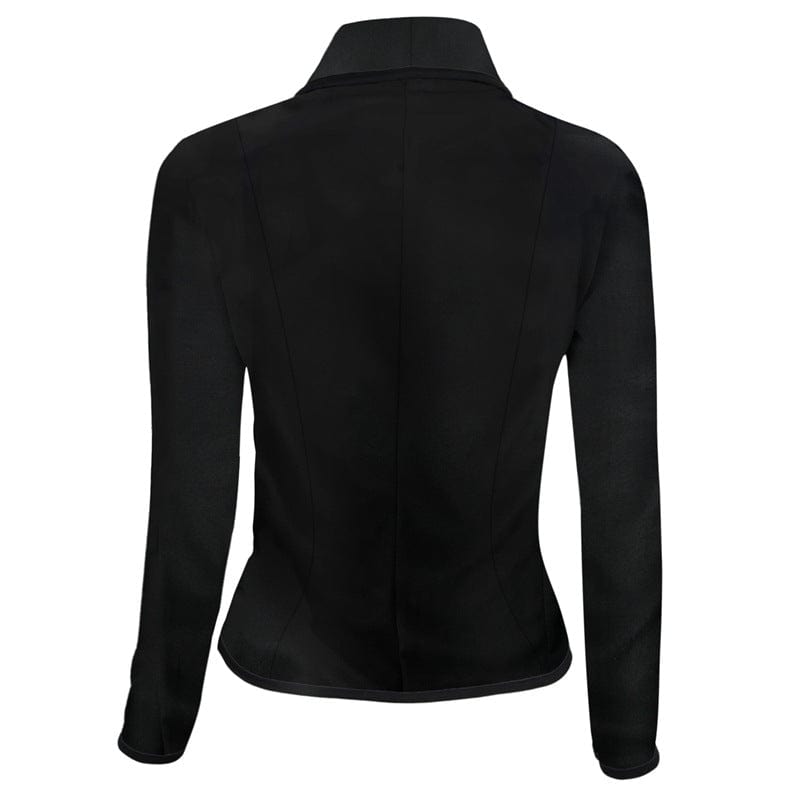 Fashion Plus Size grey blazer suits high street fashion women's blazers ladies brand jacket clothing two button cardigan Coat