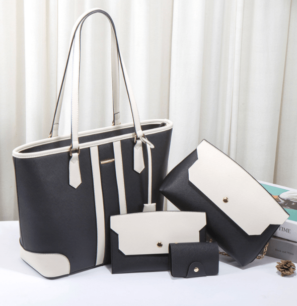 fashion purse sets handbags luxury ladies women bag set women handbags 4 pcs
