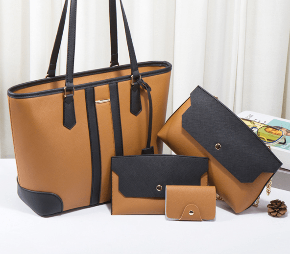fashion purse sets handbags luxury ladies women bag set women handbags 4 pcs