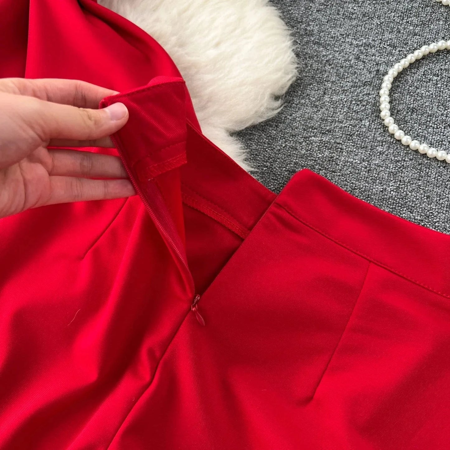 Fashion Round Neck Short Sleeve Tie Top Two Piece Women Casual Loose Wide Leg Pants 2 Pieces