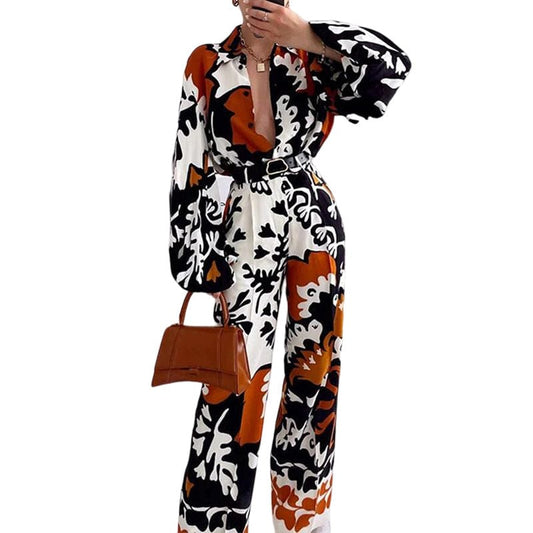 Fashion Sexy Backless Wide Leg Jumpsuit Women Bohemian Floral Printing Elastic Waist Summer New Sleeveless 2023 Women's Clothing