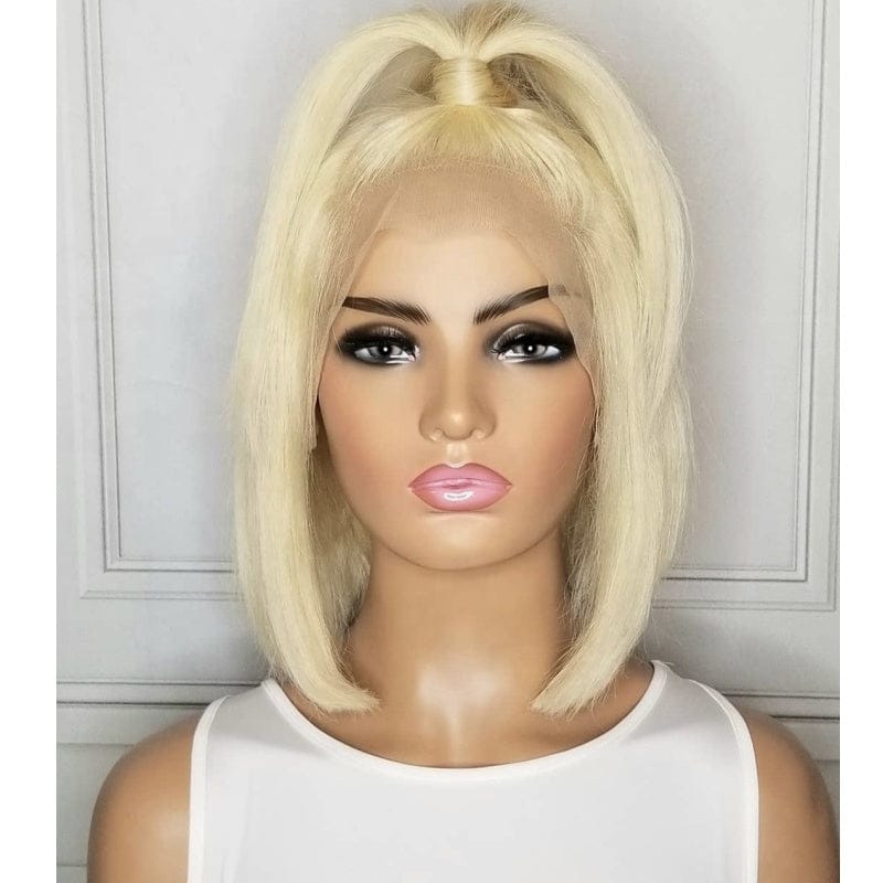 fashion short bob blonde color human hair wigs 613 full lace wigs for women 613 bob human hair 360 full lace wig