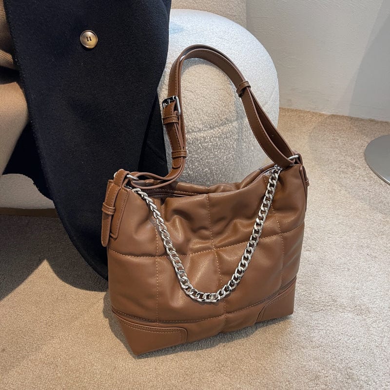 Fashion Space Cotton Fall Winter Hand Bags Women Handbags Ladies Shoulder Luxury Large Women's Puffer Tote Bags