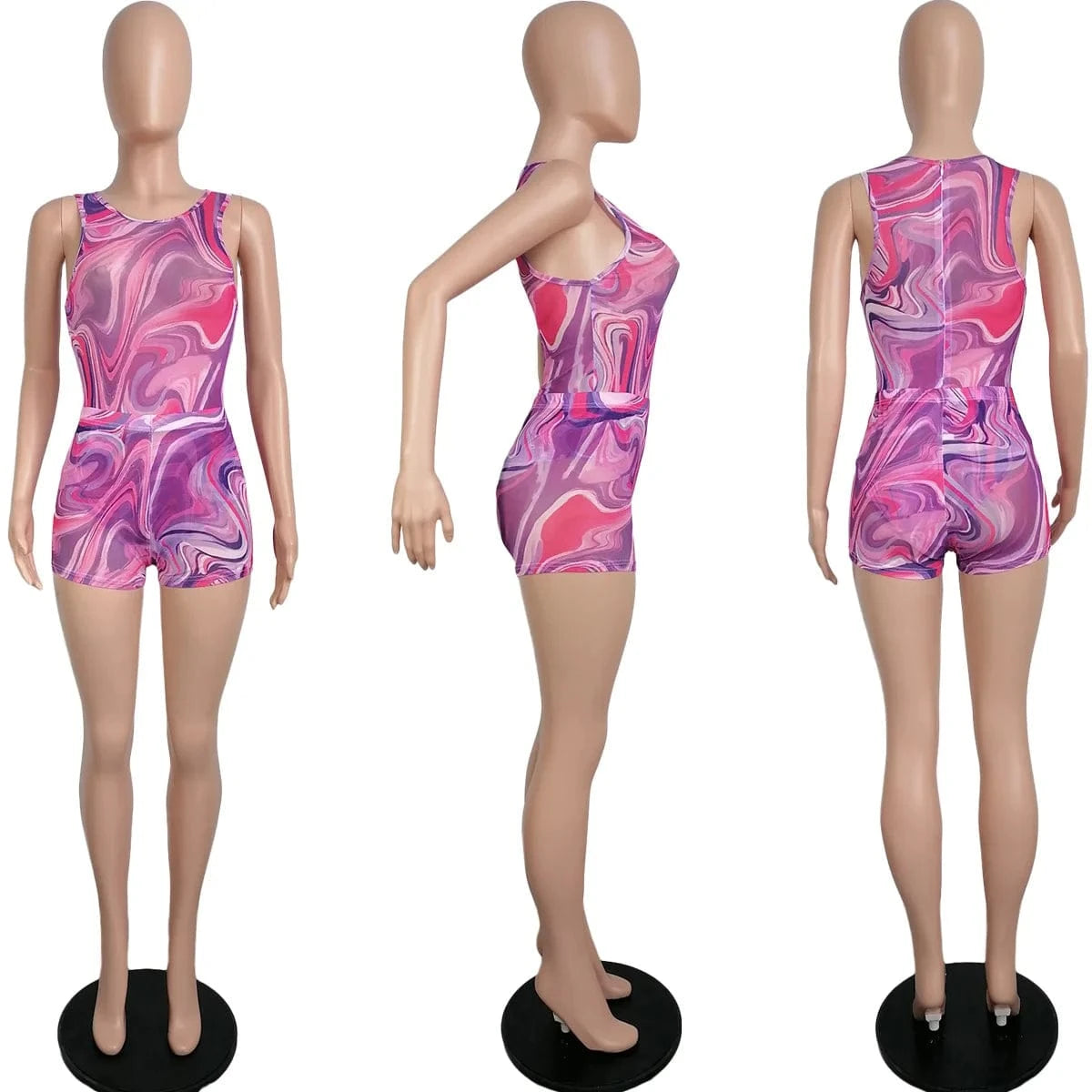 Fashion Summer Breathable Birthday Romper One Piece Jumpsuit Short Romper Clothes for Womens Causual Short Trending Rompers