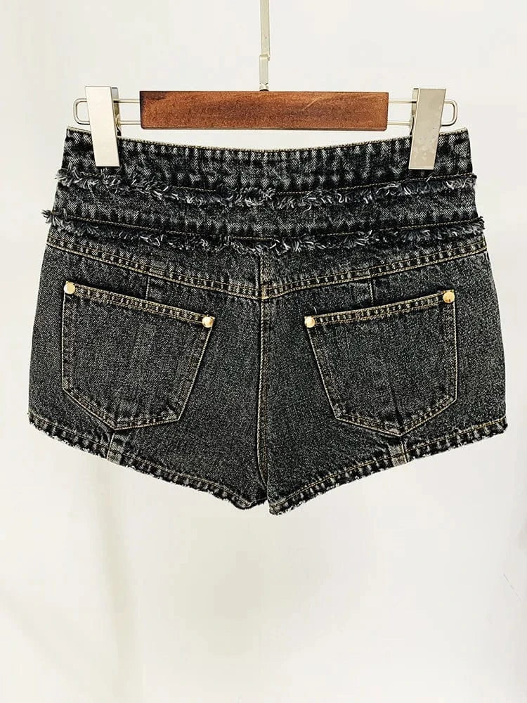 Fashion Top&Skirt Night Clubwear Celebrity Evening  Party Denim Two Piece Sets