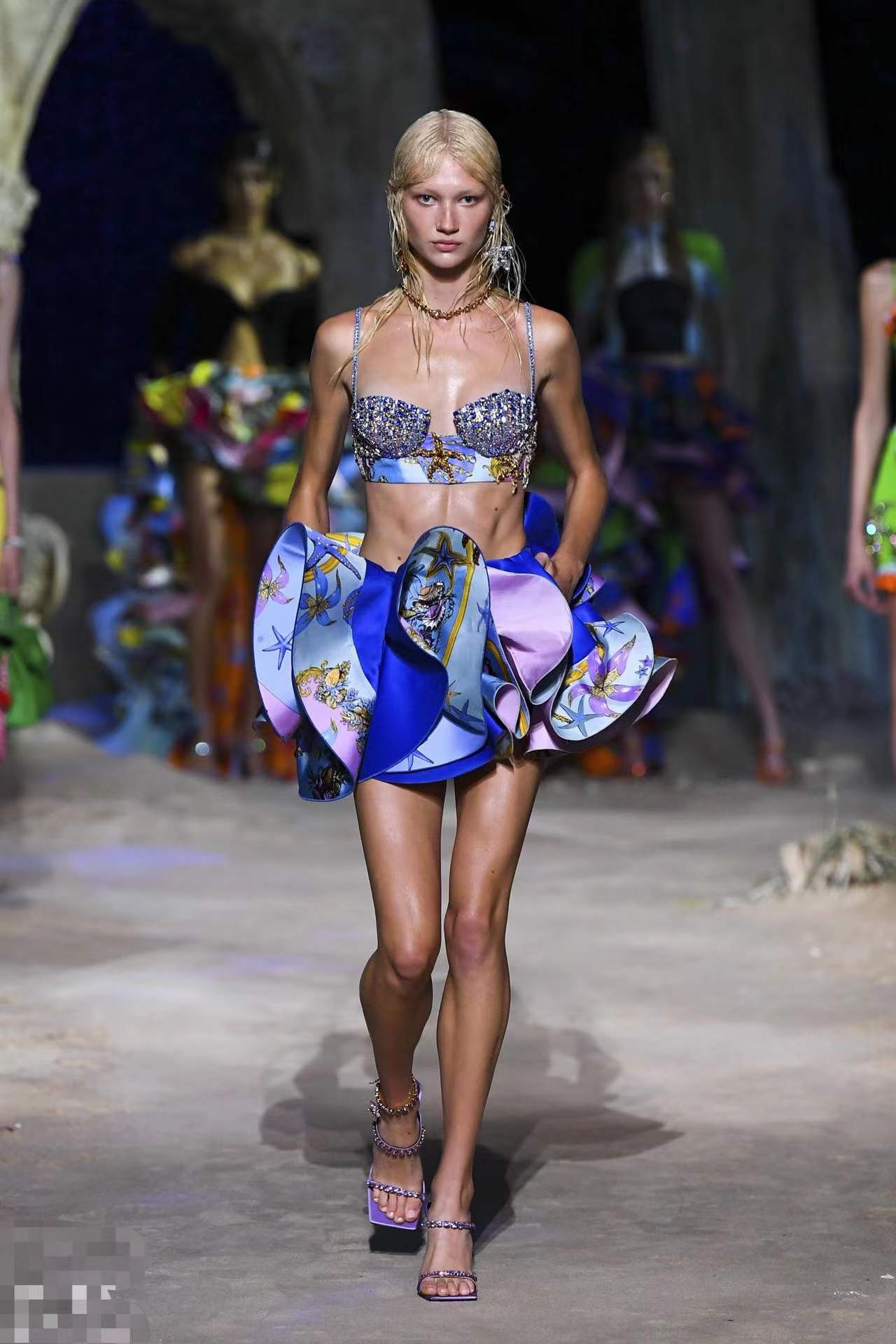 Fashion Top&Skirt Night Clubwear Celebrity Evening  Party Rayon Bandage Two Piece Sets