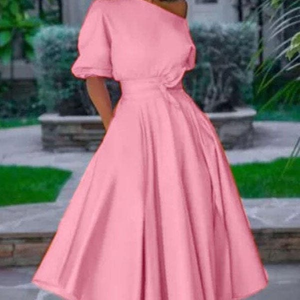 fashion wholesale  Sleeve ladies dress for women clothing  custom logo casual dresses women