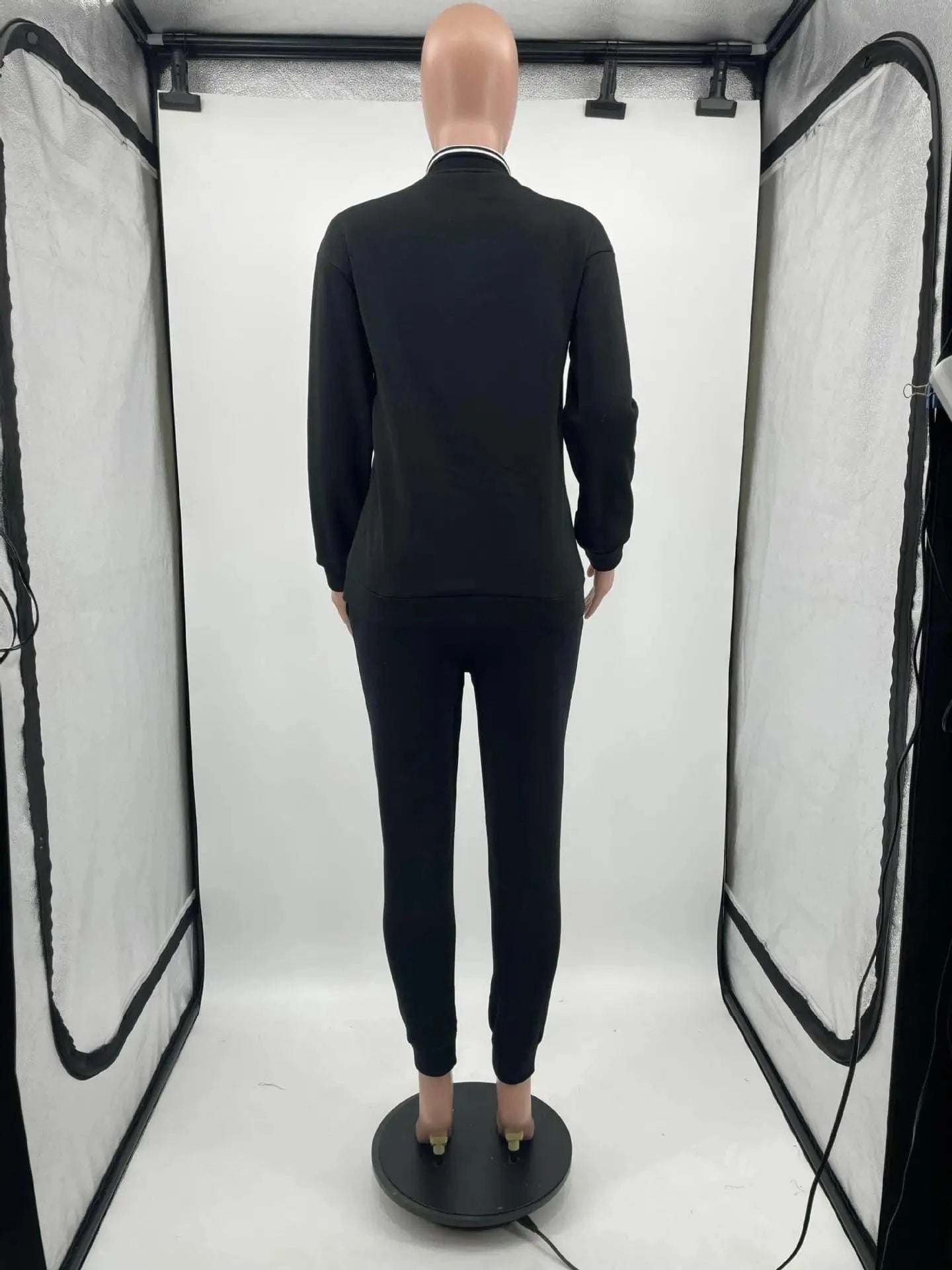 Fashion Women Clothes 2 Piece Jogger Sets Winter Sweatshirt Print Hoodie Jogging Sets Cotton Polyester Polo Sweat Suits