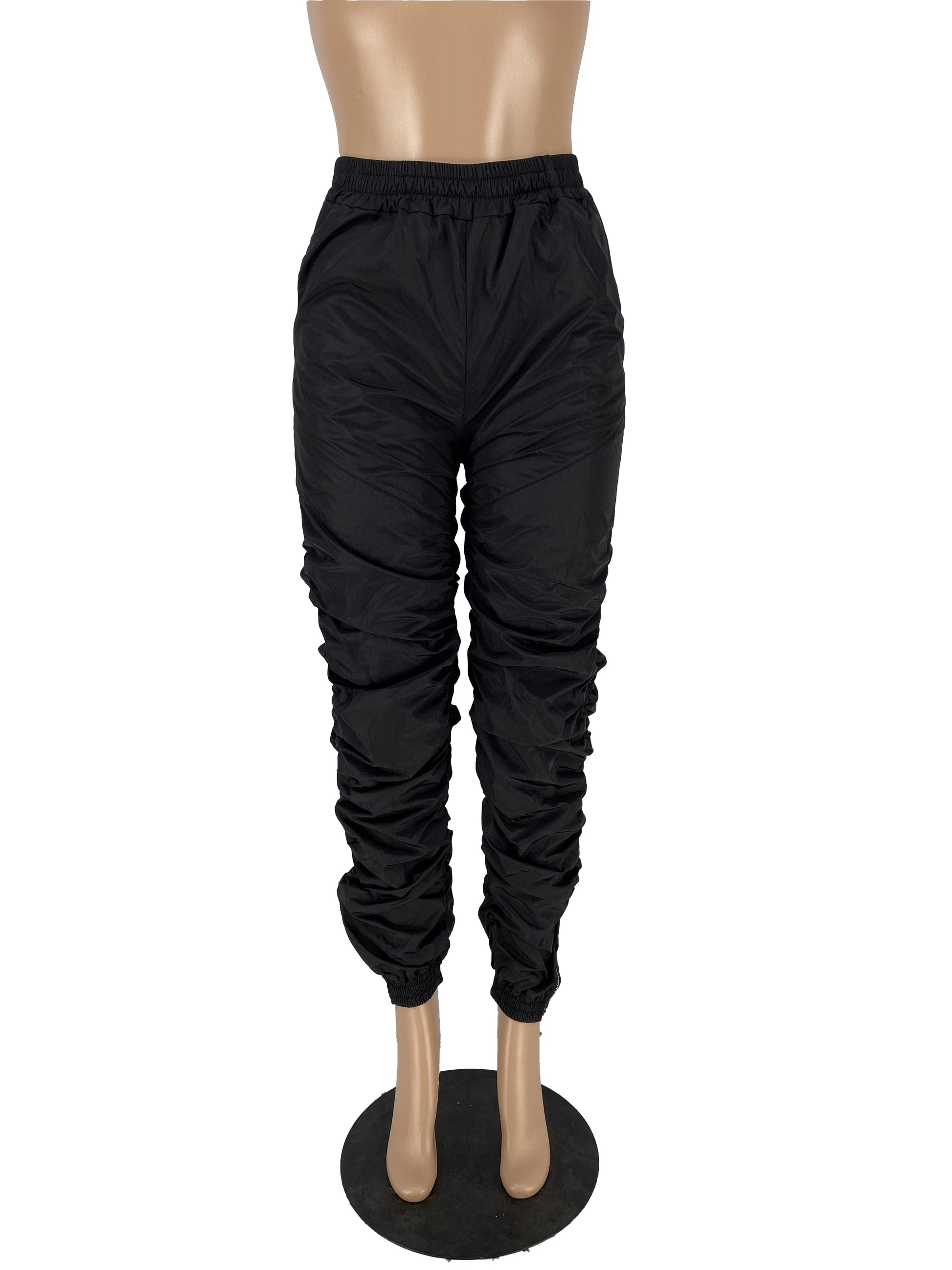 Fashionable slit zipper waterproof casual trousers