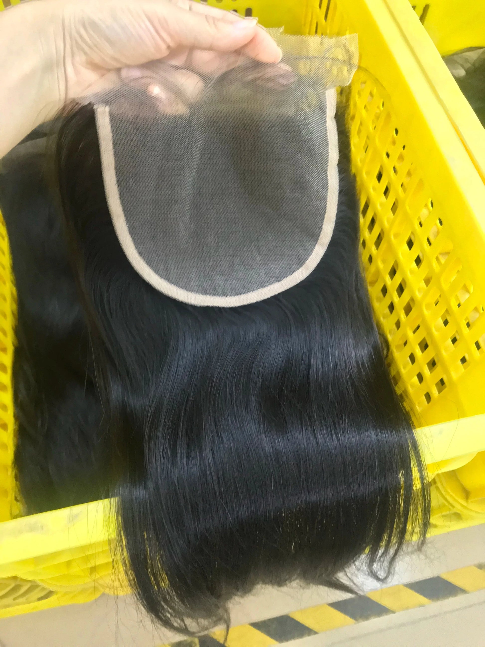Fast delivery human hair bundles with closure in wholesale price,hd lace closure 5x5  with baby hair