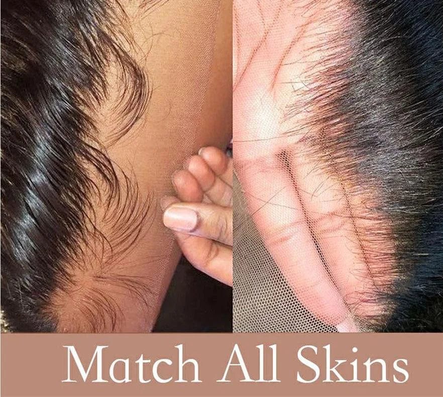 Fast delivery human hair bundles with closure in wholesale price,hd lace closure 5x5  with baby hair