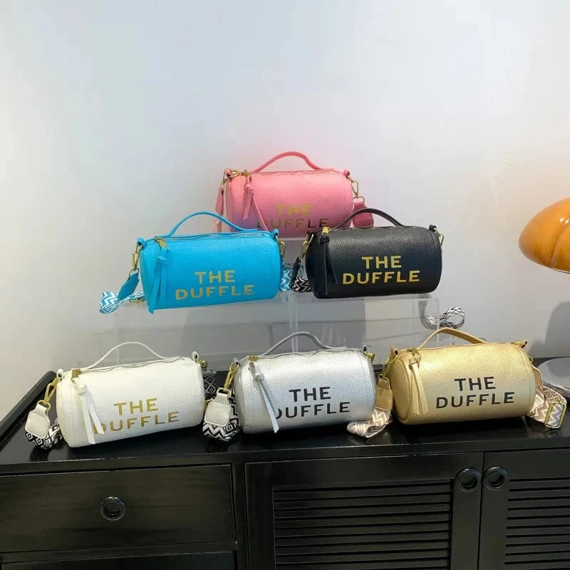 Female Cylinder Trend New Brand Purses and Handbags Designer Luxury Barrel Shaped Crossbody Bags for Women Boston Shoulder Bags