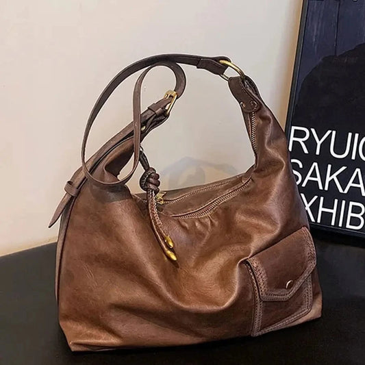 Female Hobo Handbag Large Capacity Shoulder Bags Big Stylish Totes Ladies Soft Leather Hobos Messenger Bags Women Shopper Bag