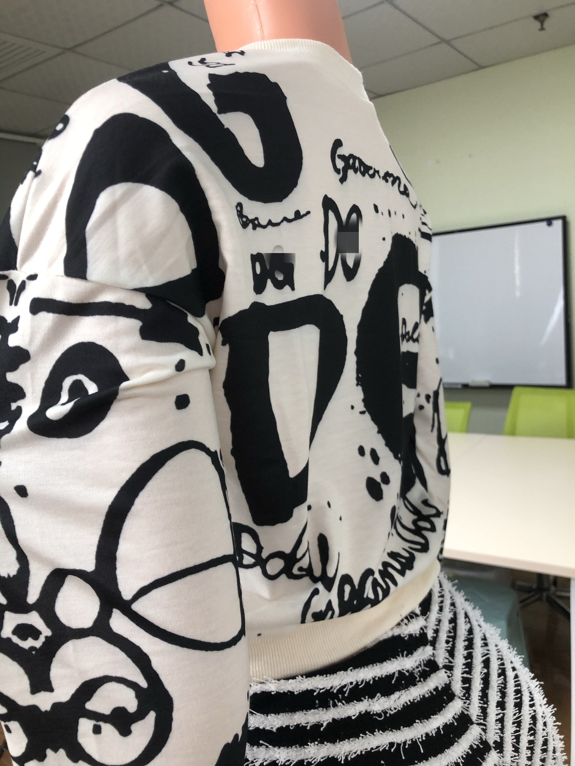 Fengway 2023 New Arrivals  Loose Crew Neck Sweater Cartoon Knitted Sweater For Women