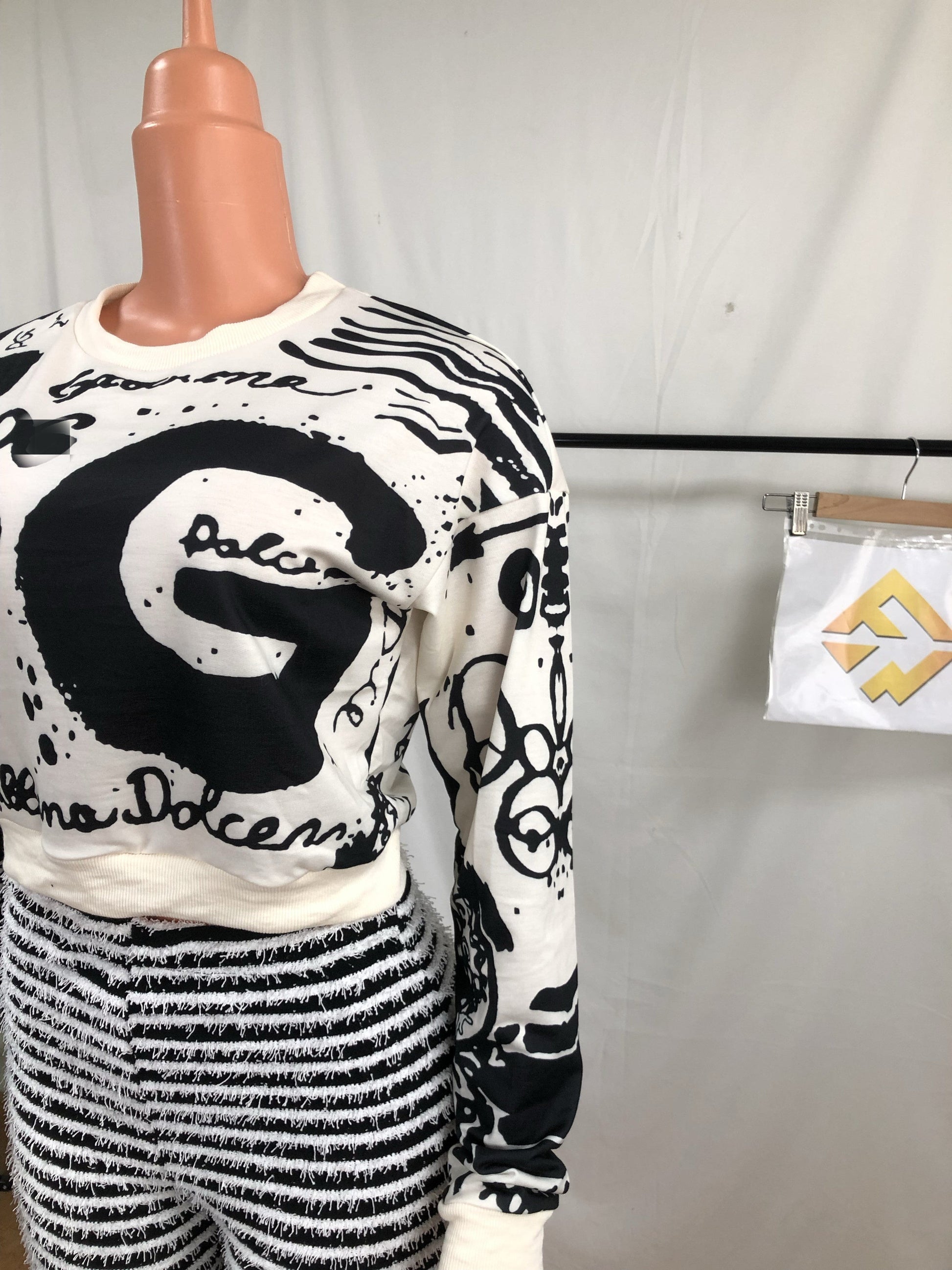 Fengway 2023 New Arrivals  Loose Crew Neck Sweater Cartoon Knitted Sweater For Women