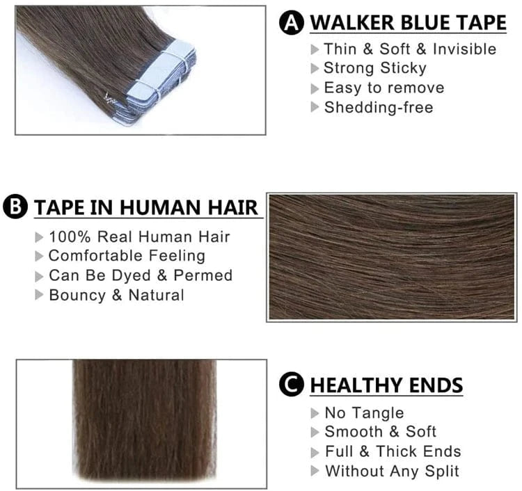 FH Invisible Tape Hair In Stock 150g Remy Russian Hair Extensions Tape In Extensions Human Hair
