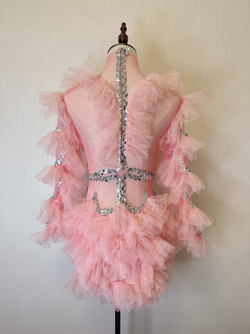 free / as picture Novance Y2892 Evening Dresses 2023 Turkey Pink Bead Diamond Party Fashion Bodycon Sexy Mini Short Club Dresses Sexy Mini Party