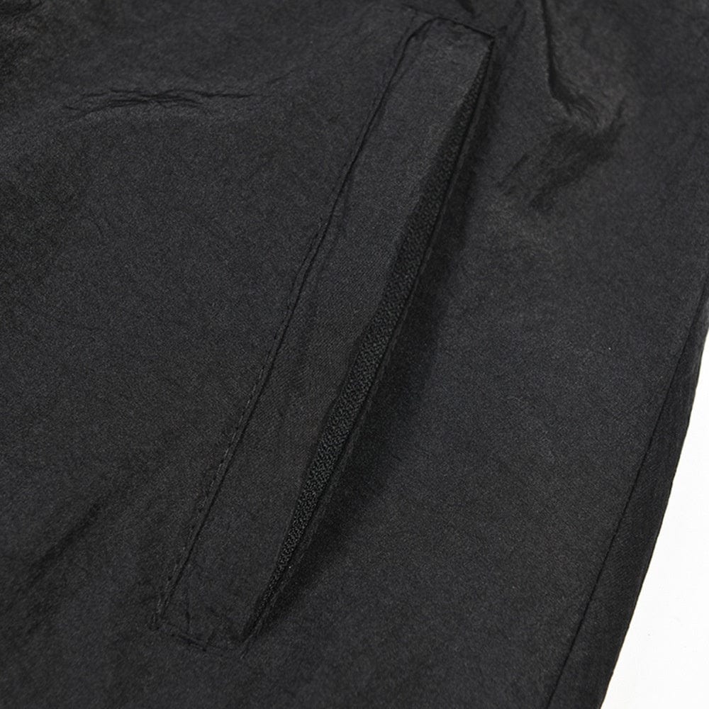 Free / black OUDINA Custom High Quality Skirt High Waist A-line Casual Black Elastic Waist Solid Summer Women's Skirts