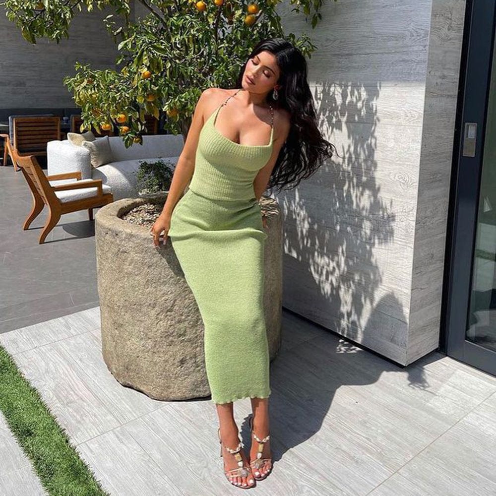 Free shipping New Stylish Women Fashion Clothing Two Piece Solid Long Sleeve Ladies long maxi Dress Woman Casual Sweater Dresses