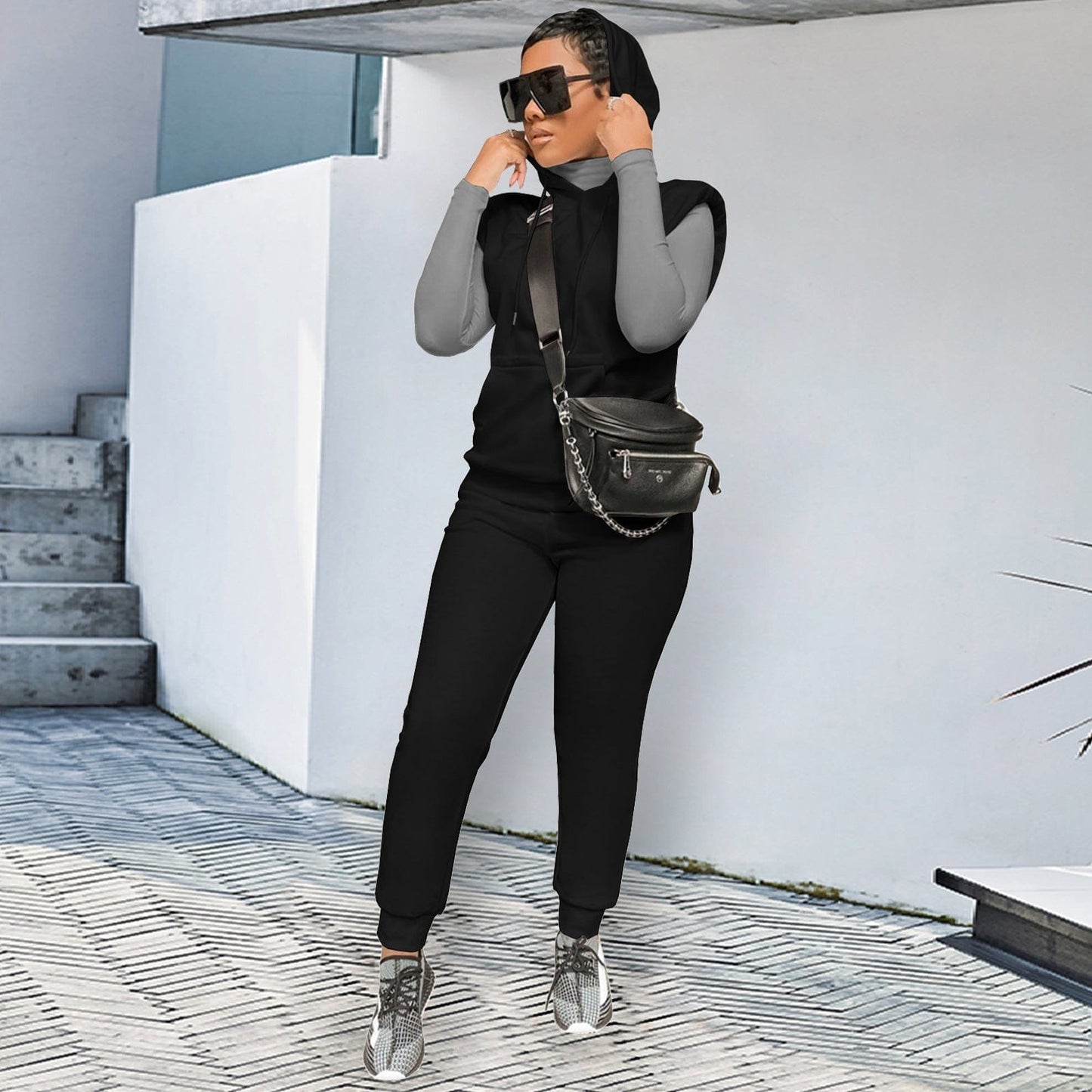 Free Shipping Women's Trousers Fall Winter Fashion Women Clothes Plus Size Solid Color Custom Sweat Pants For Women