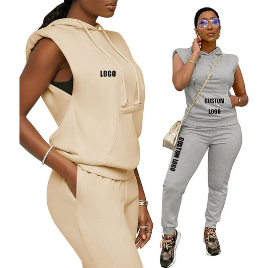 Free Shipping Women's Trousers Fall Winter Fashion Women Clothes Plus Size Solid Color Custom Sweat Pants For Women