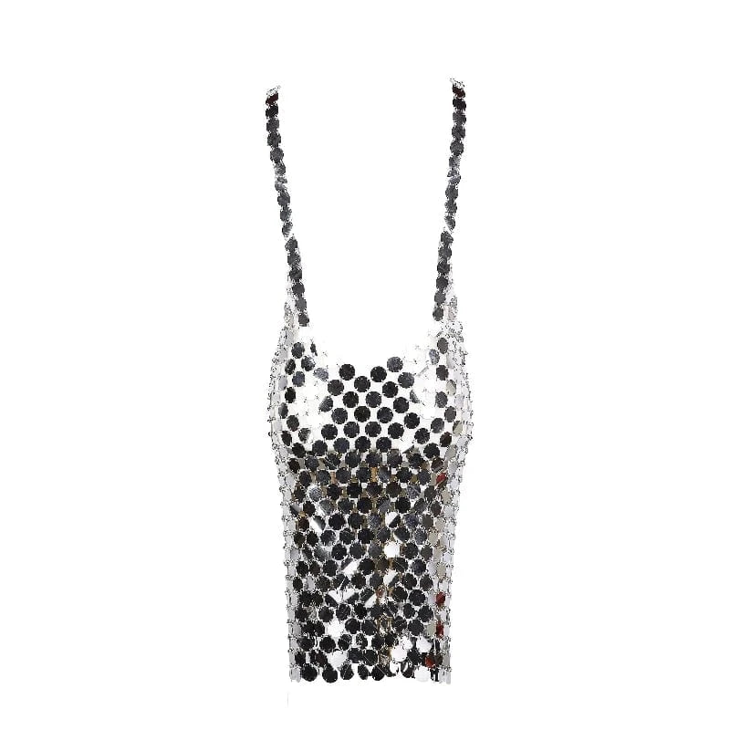 Free / silver Sexy Sequins Dress Body Chain Body Jewelry For Party Night Club
