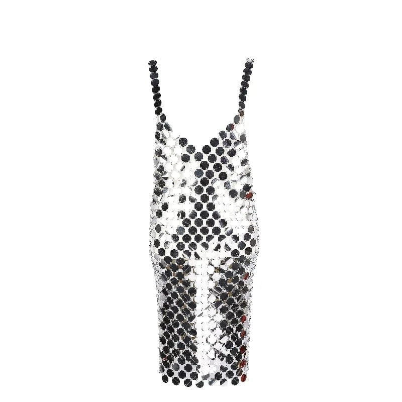 Free / silver Sexy Sequins Dress Body Chain Body Jewelry For Party Night Club