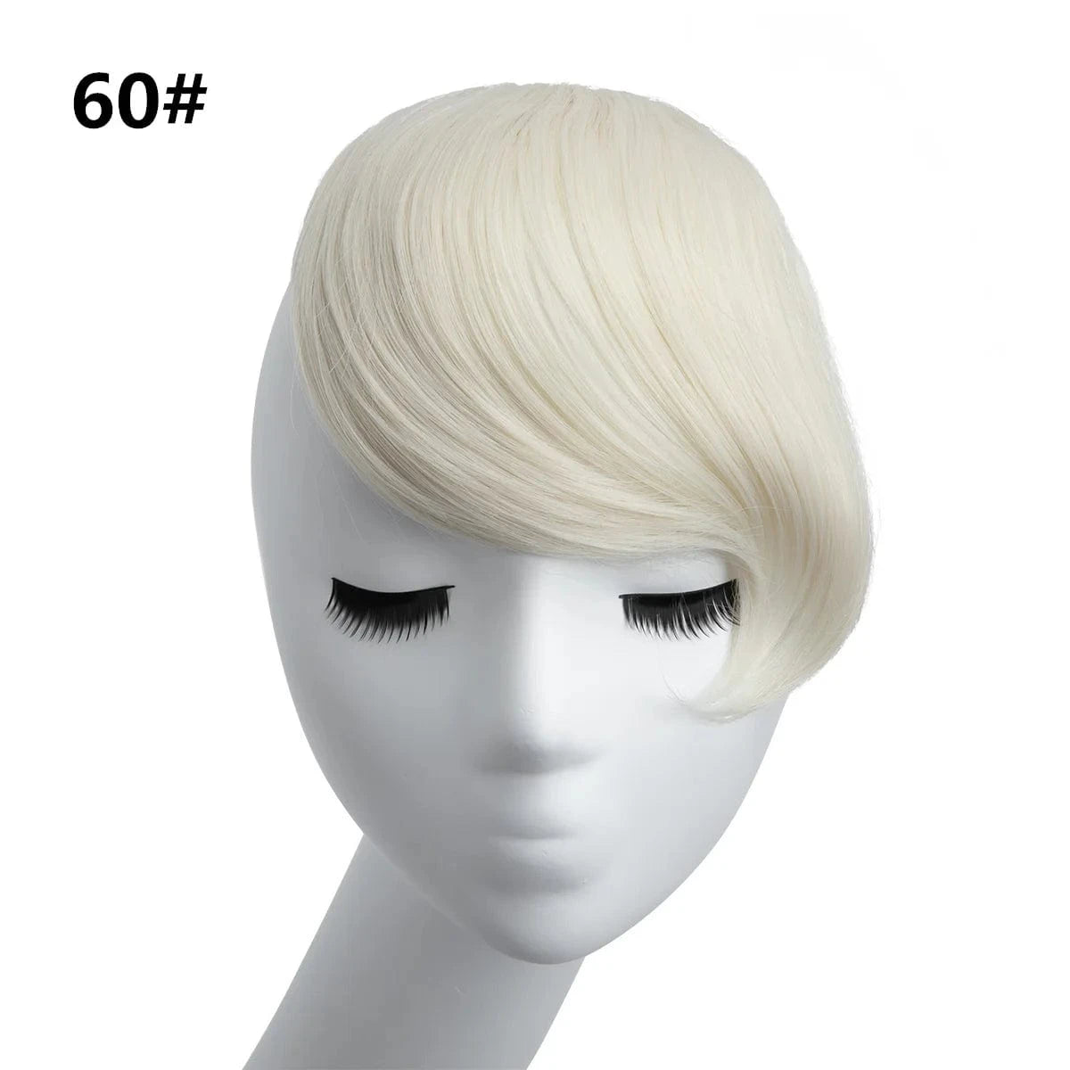 Fringe Heat Resistant Hairpiece 8'' Synthetic Hair Straight Bangs Natural Front Bangs Clip In Hair Extensions Line Full Bang
