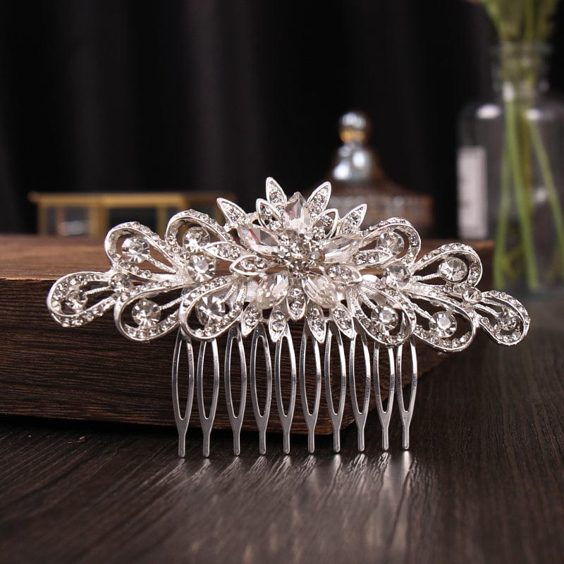 FS425 New 2023 Wholesale Rhinestone Crystal Alloy Wedding Decoration Accessories Bridal Hair Combs