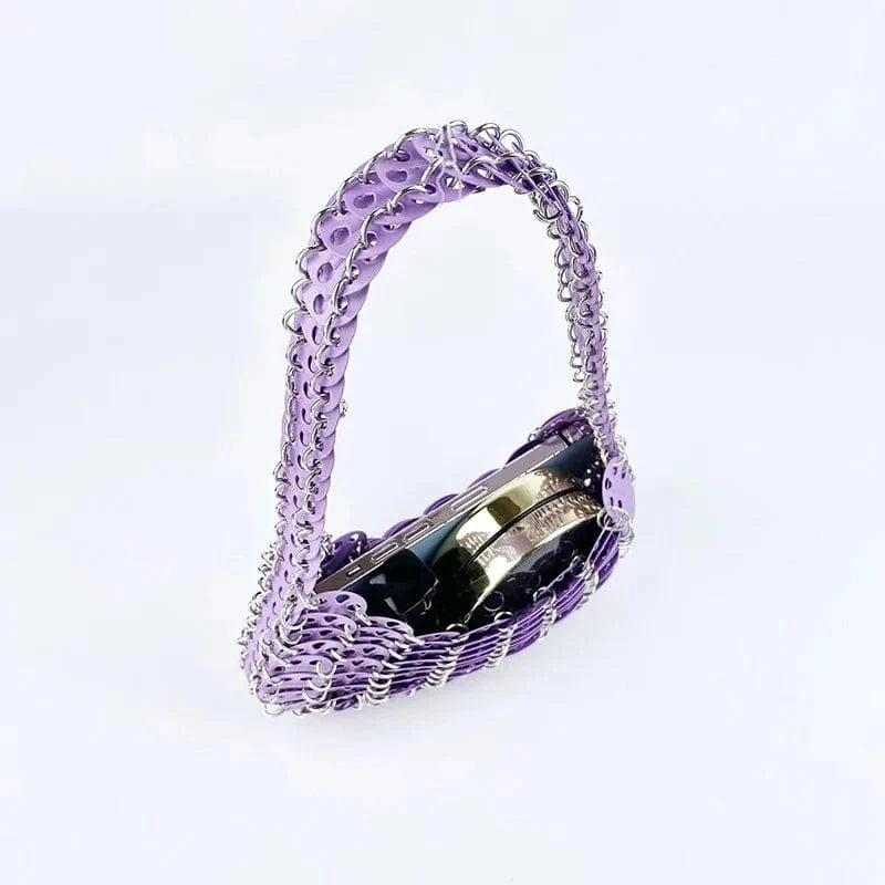 Glitter Small Handbags Wedding Formal Evening Clutch Party Cocktail Shoulder Purse Metal Sequins Bags